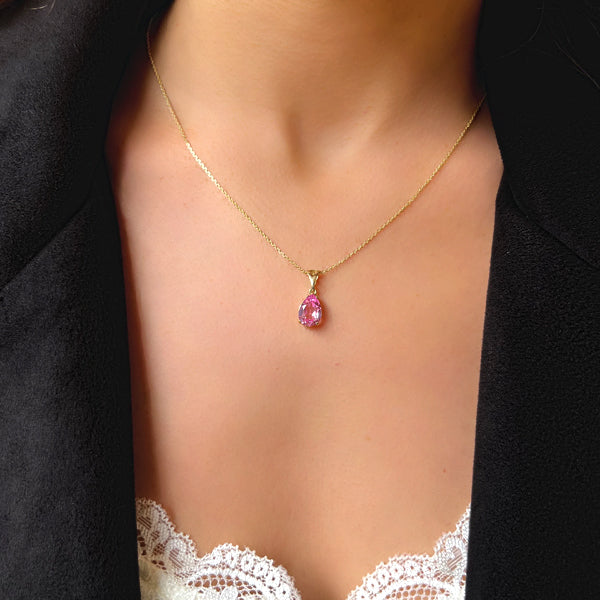 Ala Necklace - Pink spinel