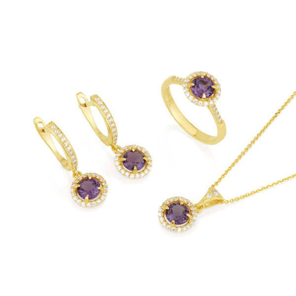 Vitalia Necklace - Amethyst