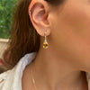 Patrizia Oval Earrings - Citrine