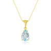 Ala Necklace - Blue Topaz