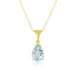 Ala Necklace - Blue Topaz