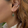 Patrizia Rectangle Earrings - Emerald Spinel