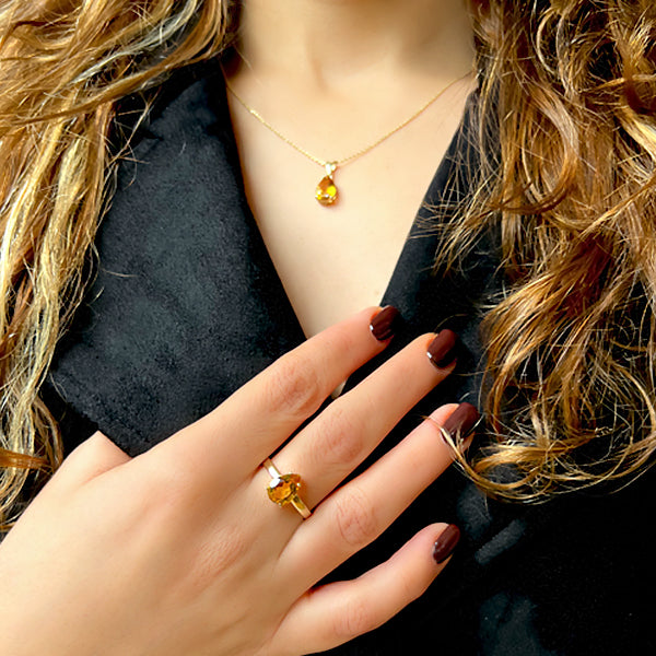 Ala Ring - Citrine