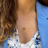 Patrizia Round Necklace - Citrine