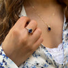 Patrizia Drop Ring - Sapphire Spinel