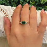 Patrizia Rectangle Ring - Emerald Spinel