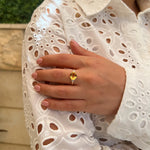 Patrizia Oval  Ring - Citrine