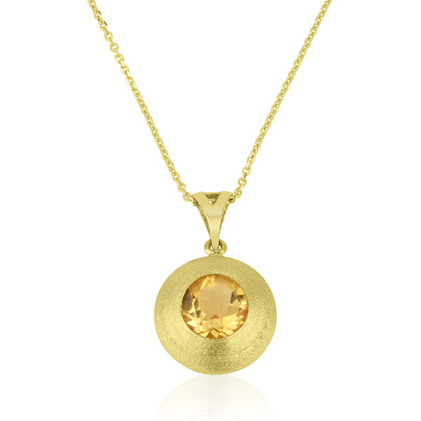 Norah Necklace - Citrine