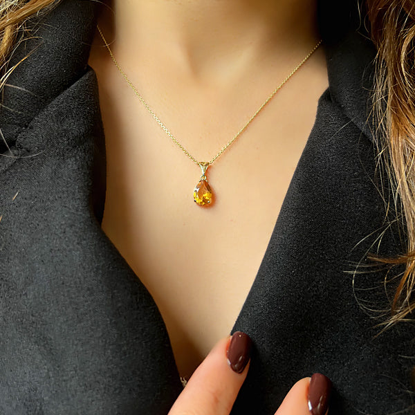 Ala Necklace - Citrine