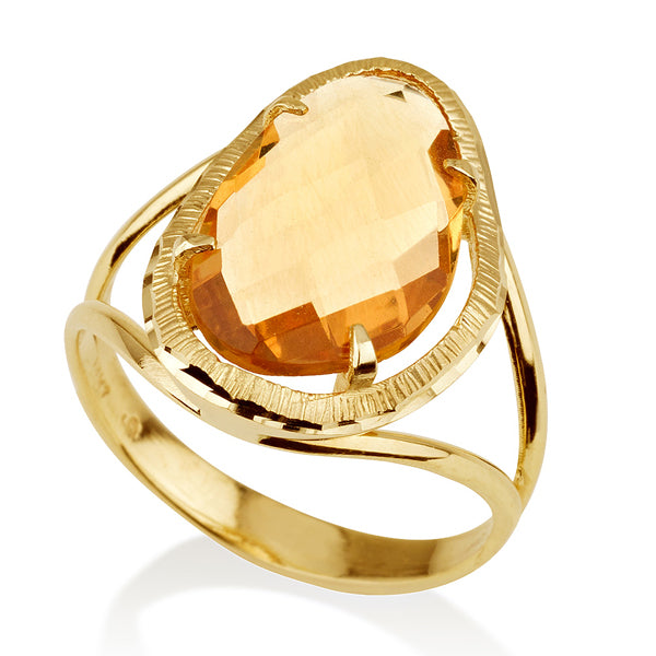 Cannelita Ring - Citrine