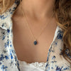 Patrizia Oval Necklace - Natural Sapphire