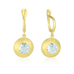 Norah Earrings - Blue Topaz