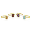 Vitalia - Rectangle Ring Citrine