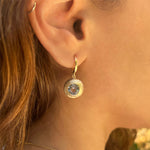 Norah Earrings - Blue Topaz