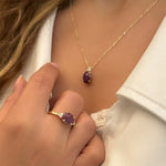 Patrizia Oval Necklace - Natural Ruby