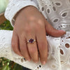 Patrizia Oval  Ring - Amethyst