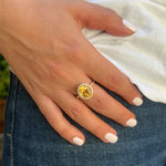 Vitalia - Oval Ring Citrine