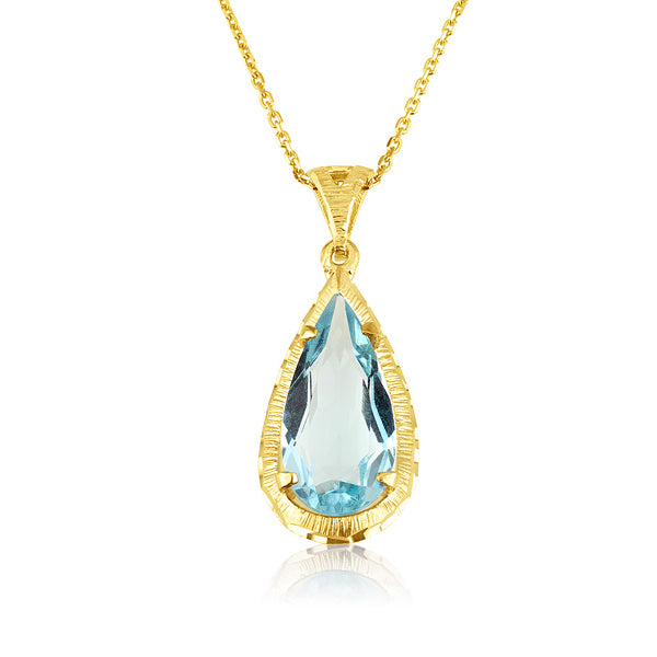 Mea Necklace - Blue Topaz