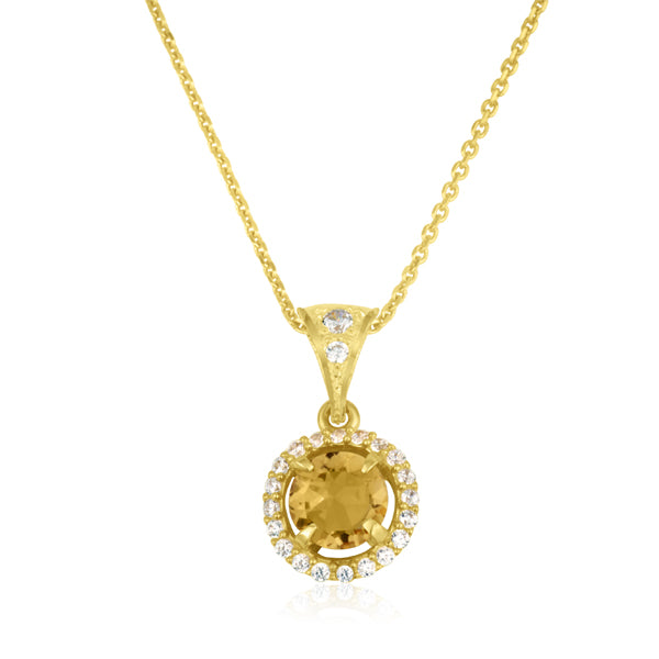 Vitalia Necklace - Citrine