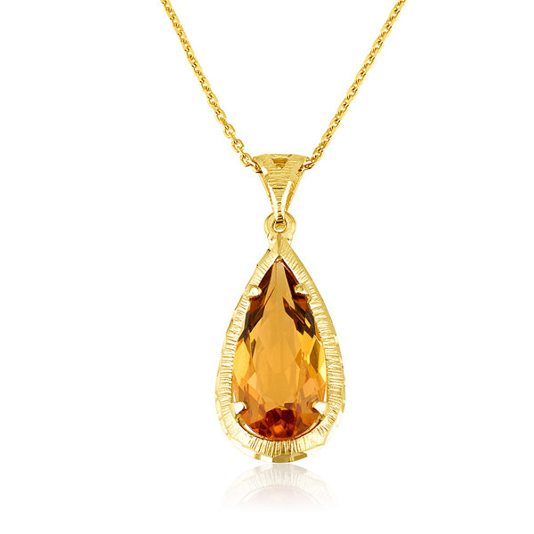 Mea Necklace - Citrine