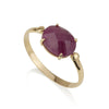 Santino Ring - Natural Ruby