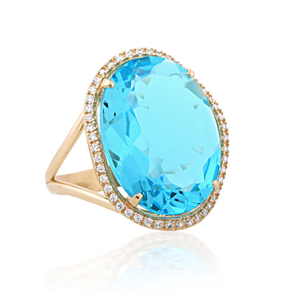  Raena Ring - Blue topaz