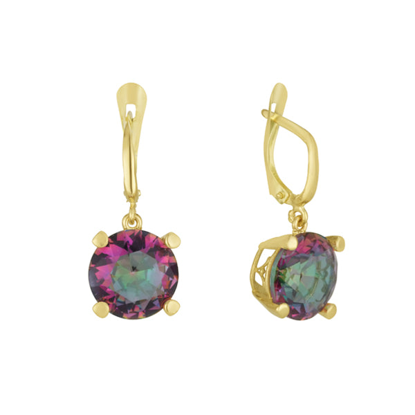 Elena Earrings - Mystic Topaz