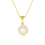 Gioia Small Necklace - Pearl