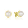 Gioia Tight Earrings - Pearl