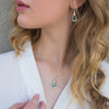 Jolanda Necklace - Blue topaz