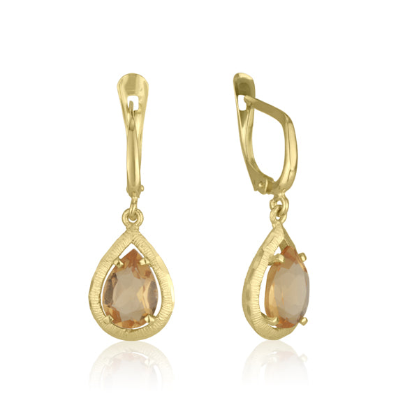 Paolina Earrings - Citrine