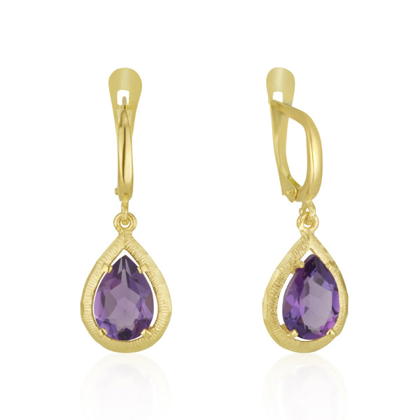 Paolina Earrings - Amethyst