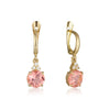 Patrizia Round Earrings - Morganite Spinel