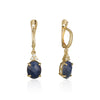 Patrizia Oval  Earrings - Natural Sapphire