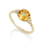 Patrizia Round Ring - Citrine