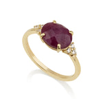 Patrizia Oval  Ring - Natural Ruby