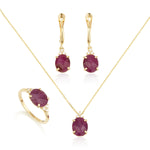 Patrizia Oval Necklace - Natural Ruby