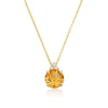 Patrizia Round Necklace - Citrine