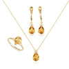 Patrizia Drop Necklace - Citrine