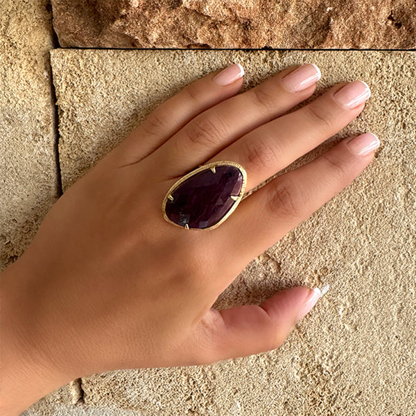 Sandrino Ring - Natural Ruby