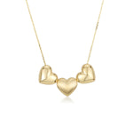 Necklace - Three Hearts