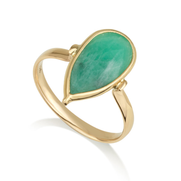 Vero Ring - Natural Emerald