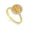 Vitalia - Oval Ring Citrine