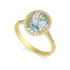 Vitalia - Oval Ring Blue Topaz