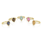 Vitalia - Drop Ring Citrine