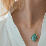 Sandrino Necklace - Natural Emerald