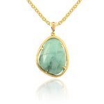 Sandrino Necklace - Natural Emerald