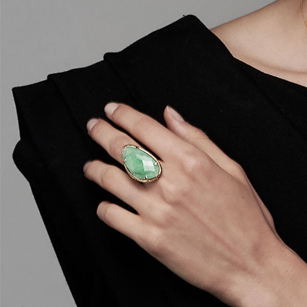 Sandrino Ring - Natural Emerald